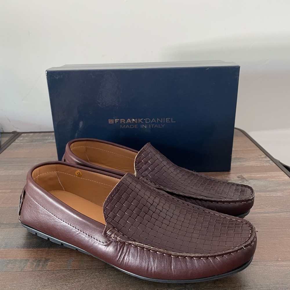 Frank Daniel Made in Italy Leather Shoes Size 11.5 ( EU 46)